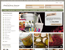 Tablet Screenshot of preserveshop.co.uk